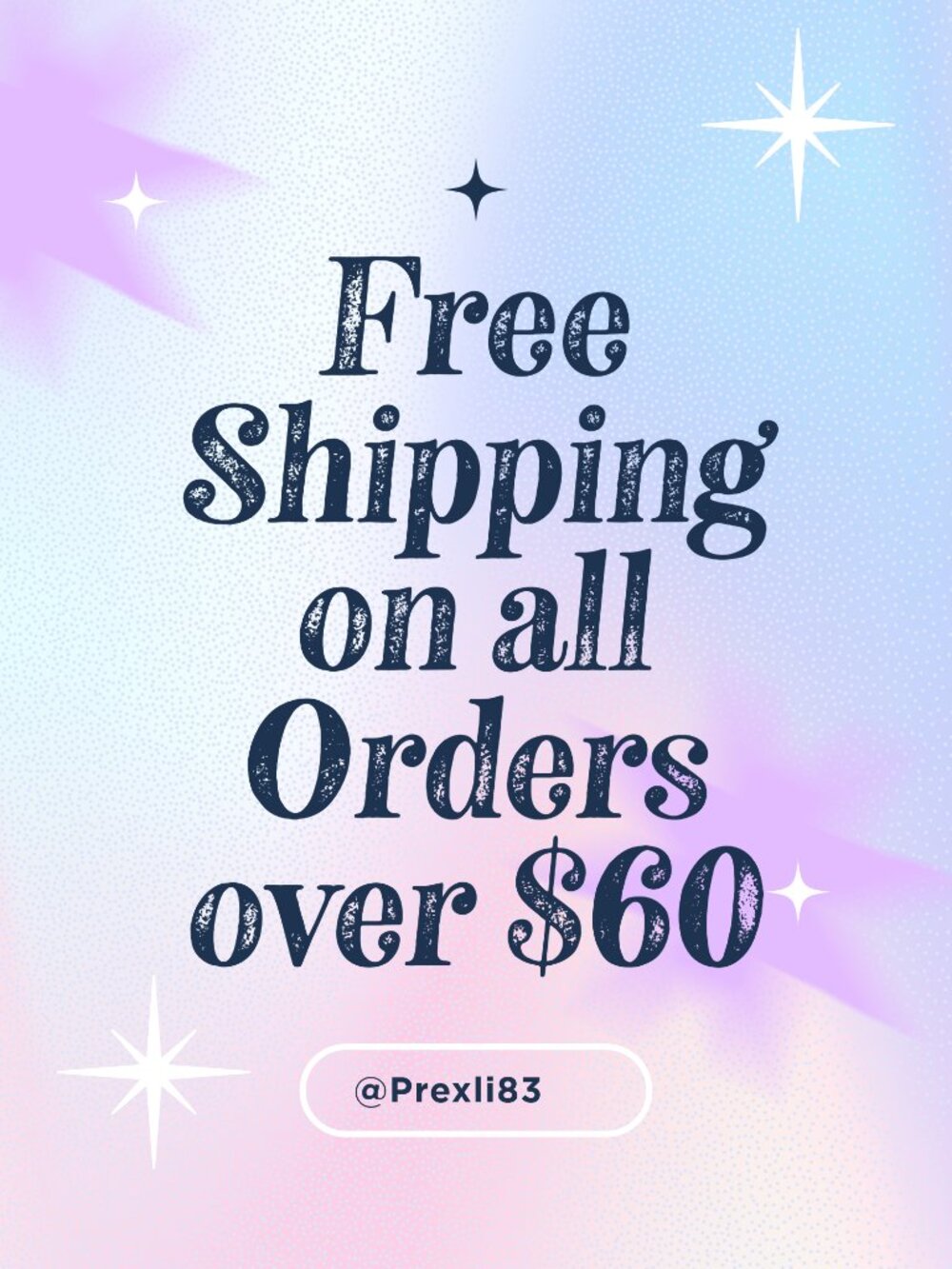 🌟FREE SHIPPING ON ALL ORDERS OVER $60 !! 🌟
